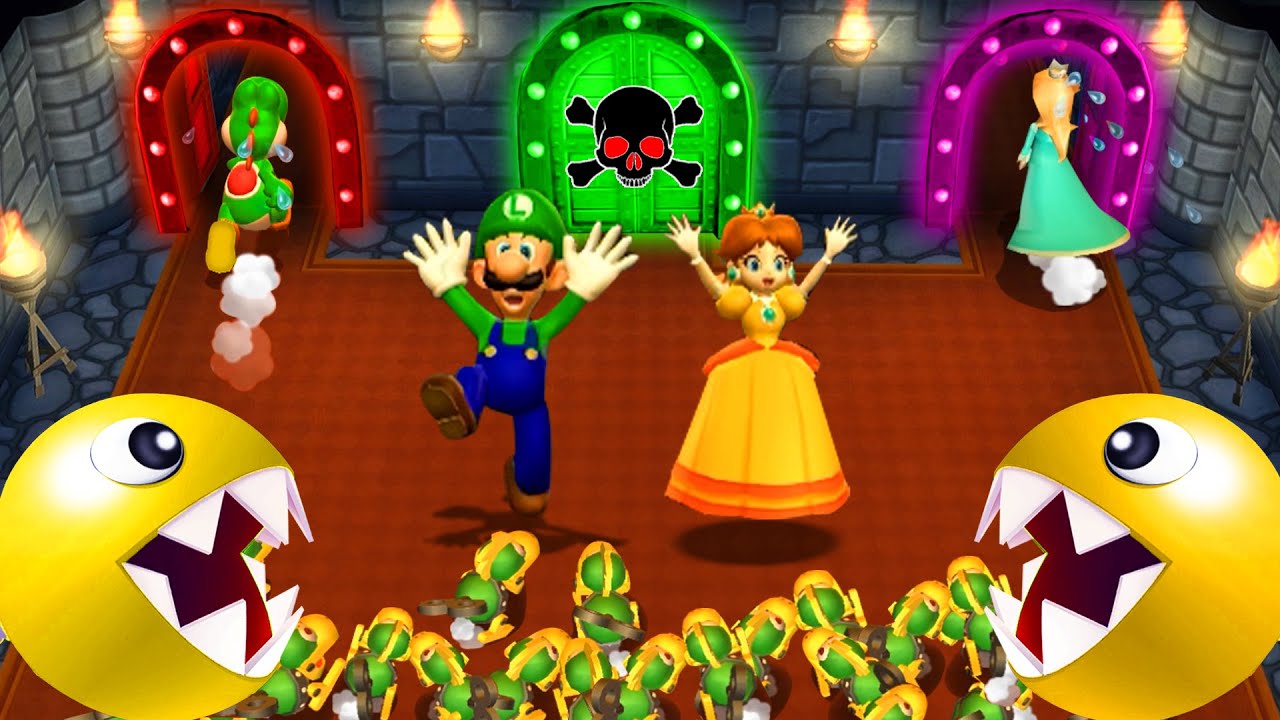 マリオパーティのロザリーナのミニゲームバトル(CPU最強 たつじん)