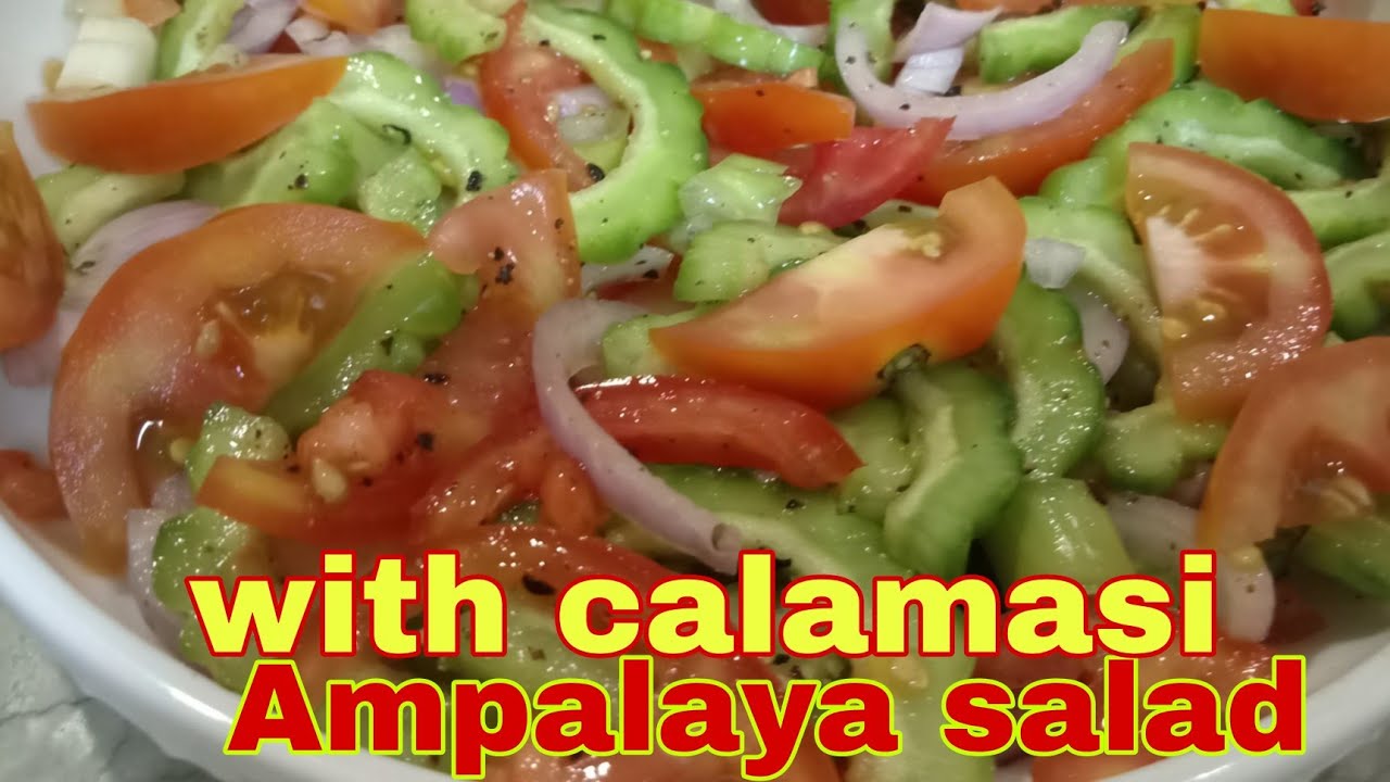 AMPALAYA SALAD OR ENSALADA gawin nyo Ito sa ampalaya and calamansi sobrang sarap juvilyns journey ❤️