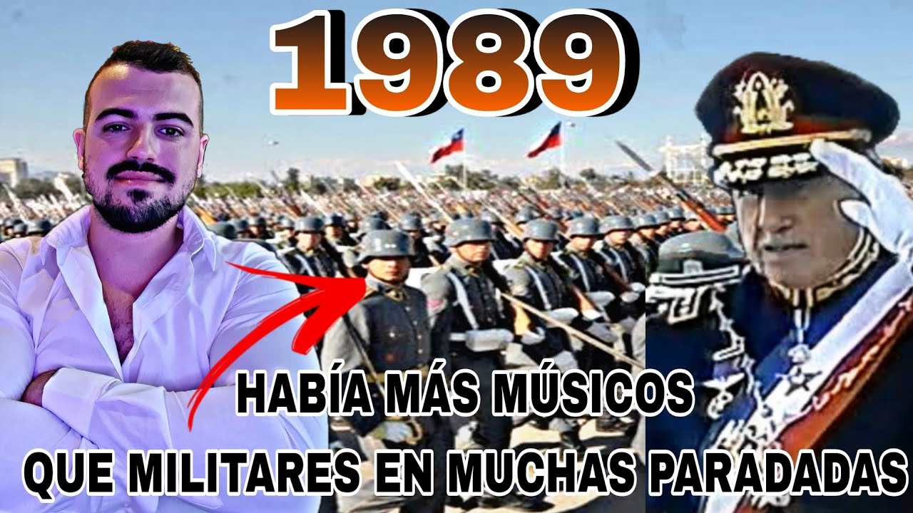 Ex MILITAR español reacciona al MÁS GRANDE desfile del EJÉRCITO CHILENO, GRAN PARADA MILITAR 1989!