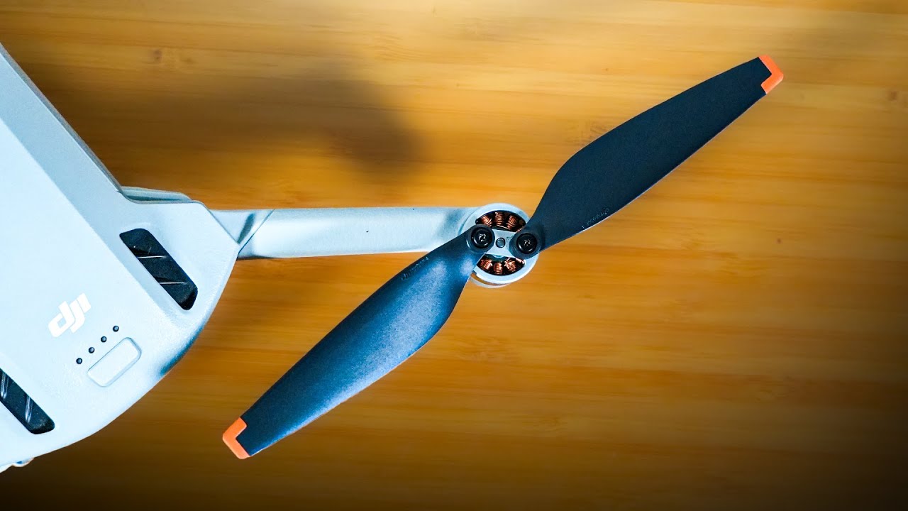 Как заменить пропеллеры дрона DJI Mini 3 и 4 Pro