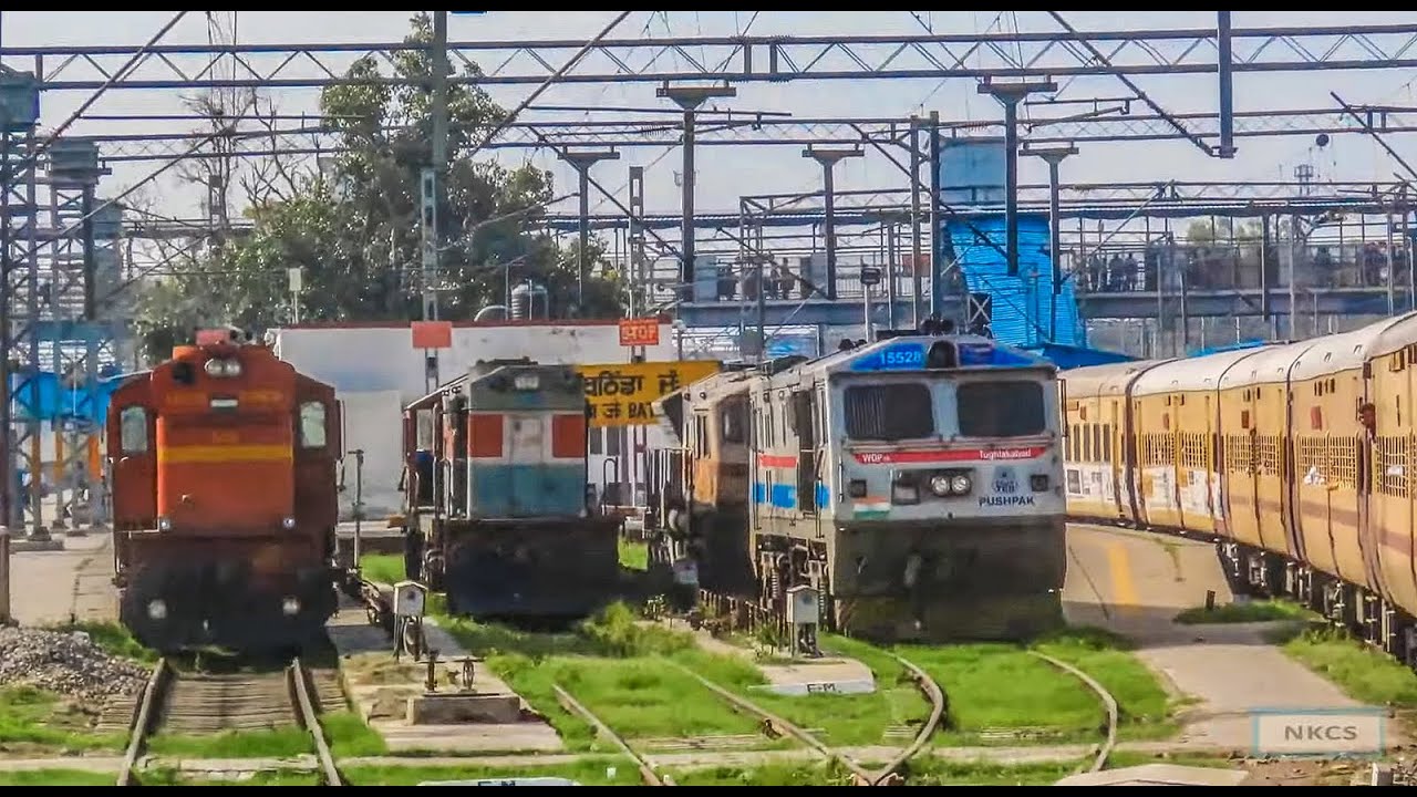 ALCO WDP3A Music | Ambala Cantt. to  Shri Ganganagar Full Journey | Pakistan Border #Indianrailways