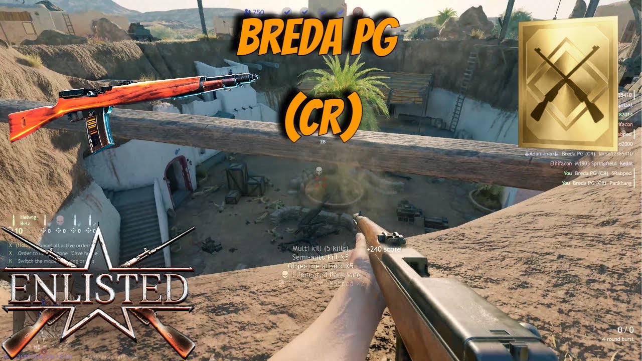 Gold Order Weapons: Breda PG(CR) - Enlisted