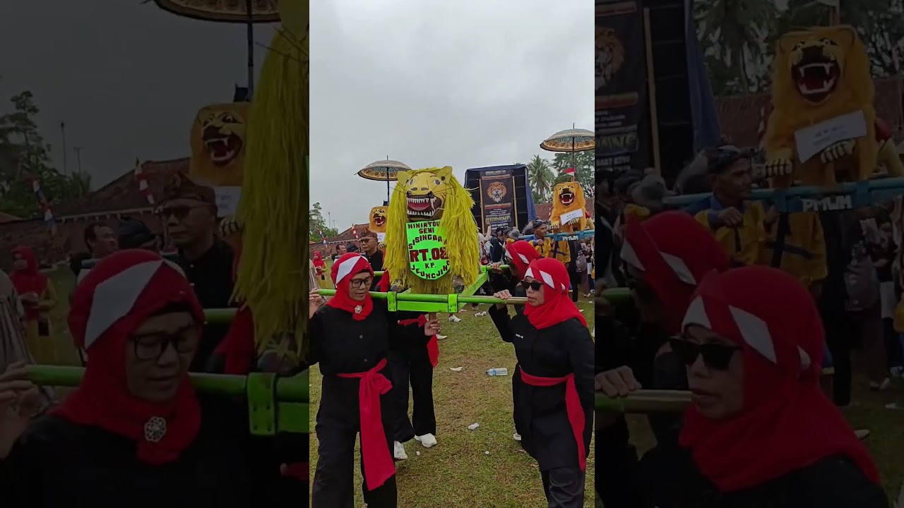 Sisingaan Subang | Karnaval 17 Agustus Desa Sukamelang #shortsfeed