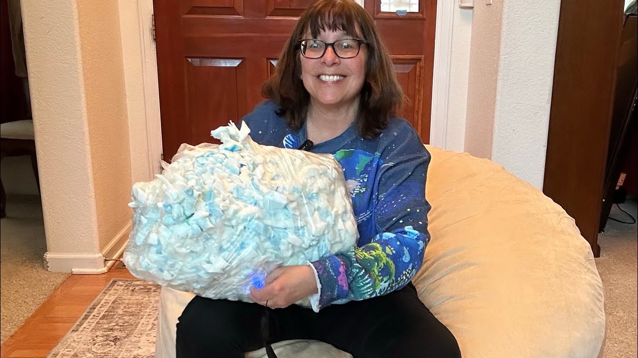 Memory foam bean bag filler - use it to revive your chairs and pillows!