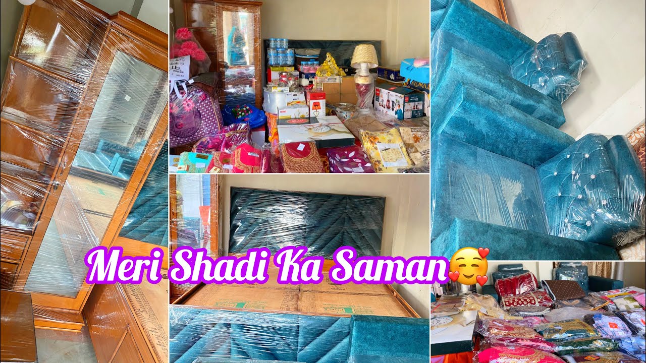 Mere Jahez Ka Saman😌❤️ Furniture And Electronics Everything Is Here || My Wedding Furniture