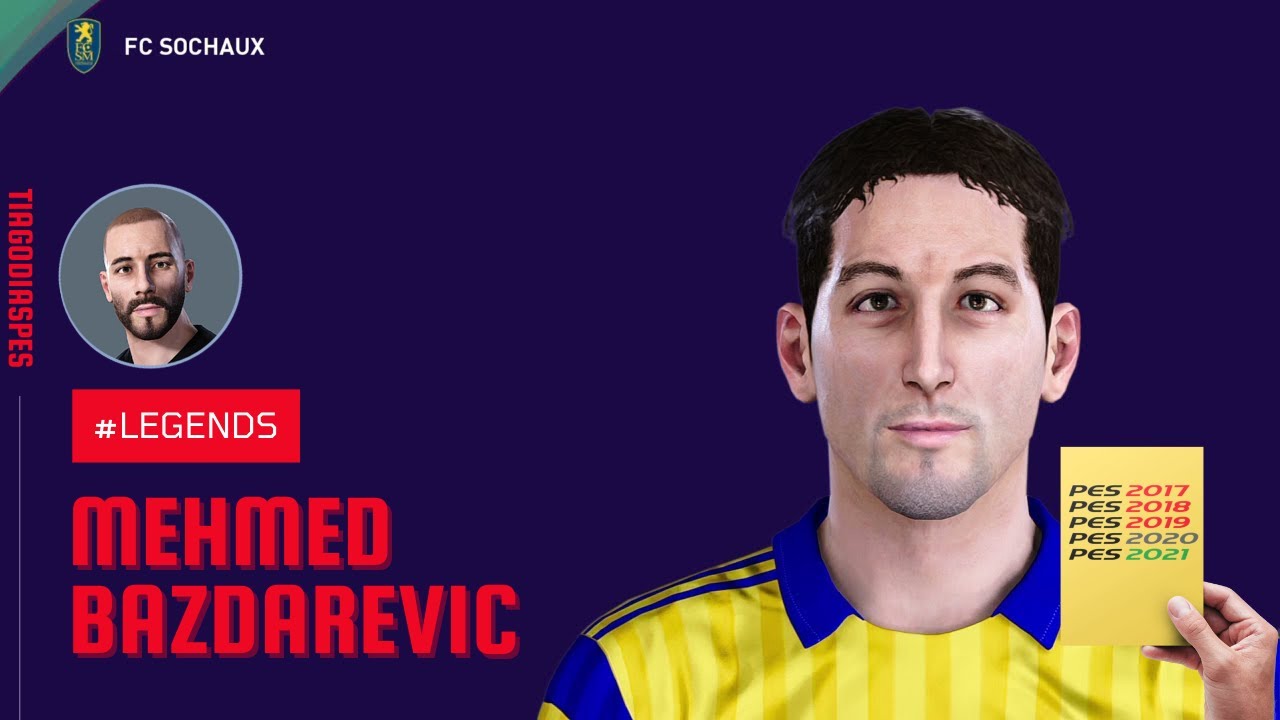 Mehmed Bazdarević @TiagoDiasPES (Sochaux, Zeljeznicar) Face + Stats | PES 2021 | 2021/09 Donation