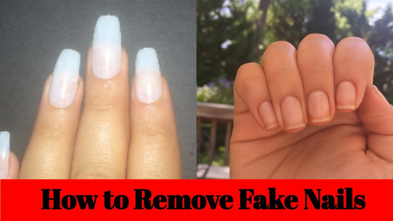 How to Remove Press-On Fake Nails with Minimal Damage to Your Natural Nails