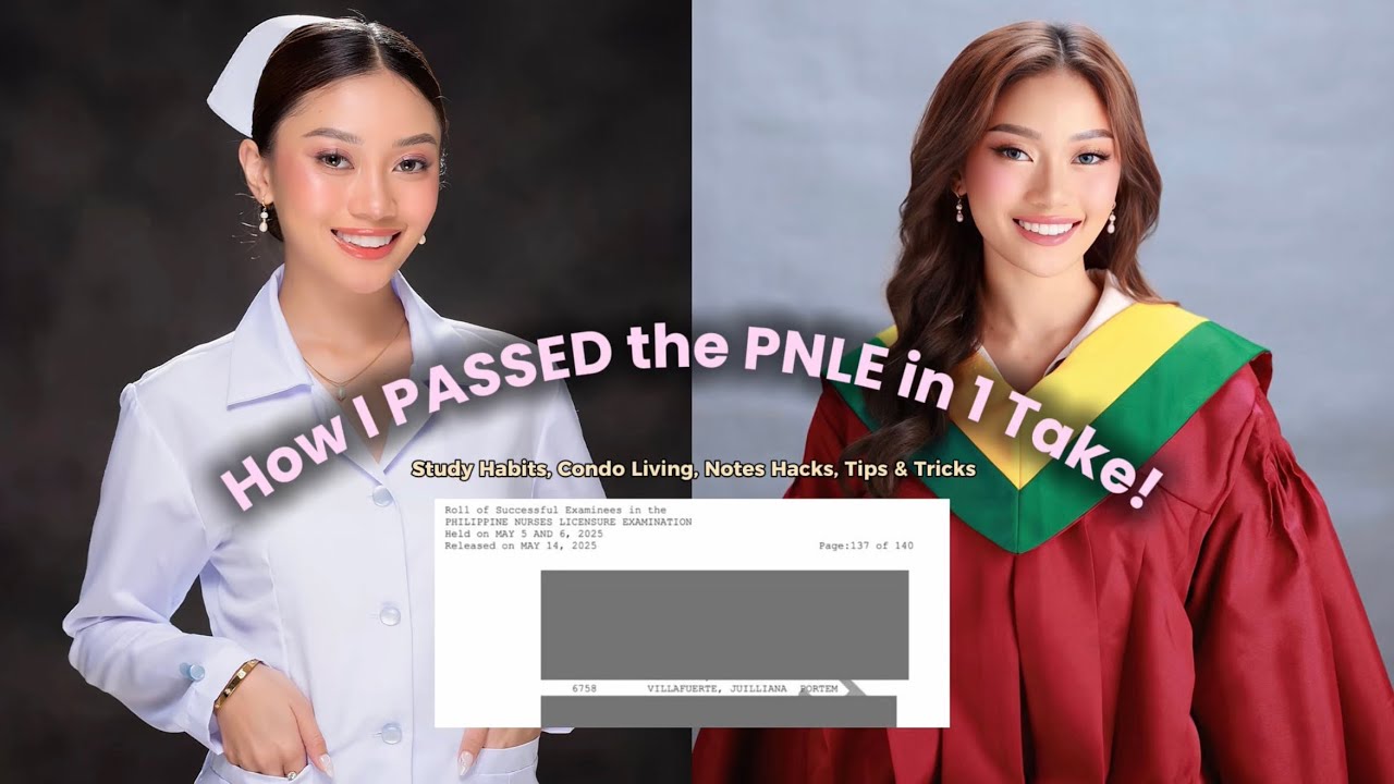 How I Passed my Board Exam in 1 Take! | Registered Nurse 🎀👩🏻&zwj;⚕️