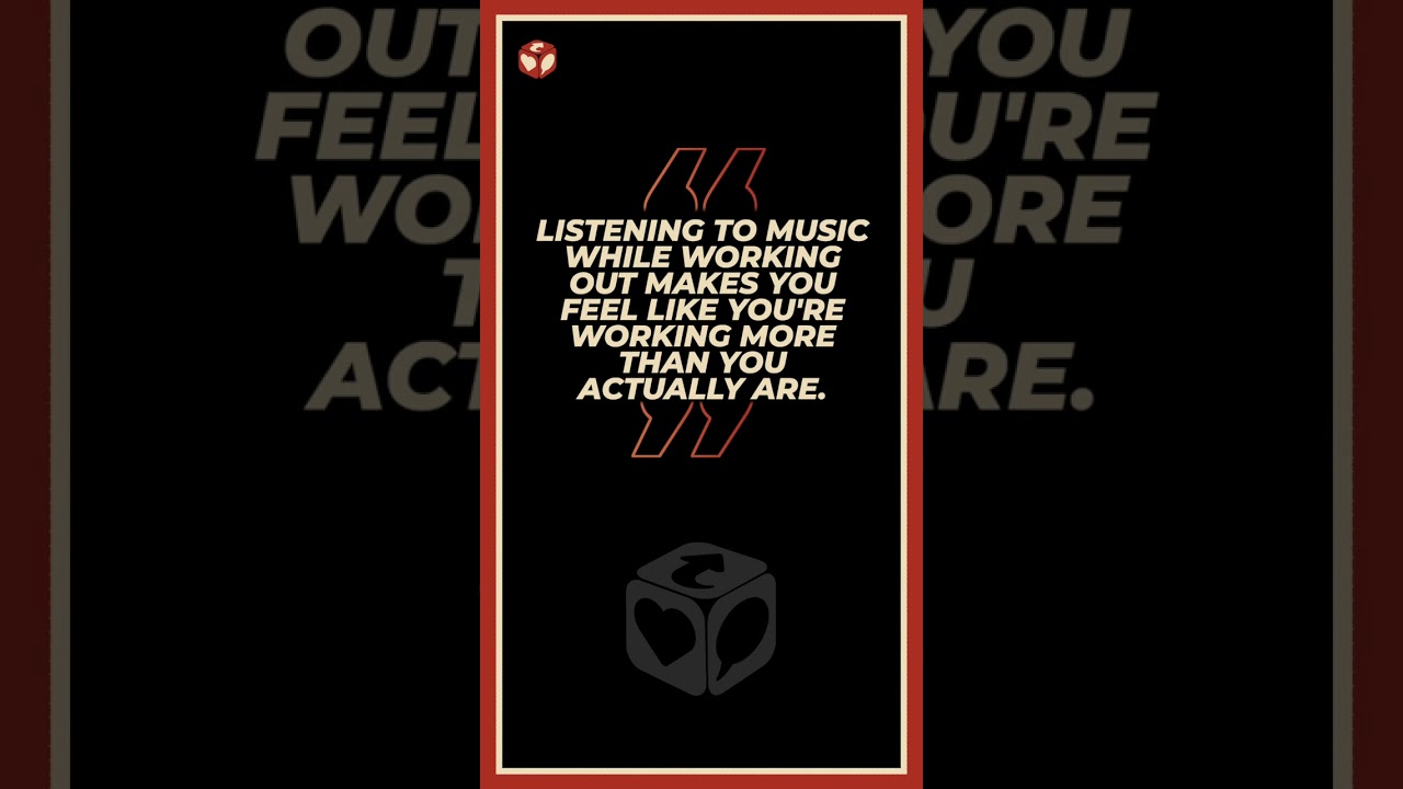 Quote: Listening to music while working out … | @LoveCommentShare