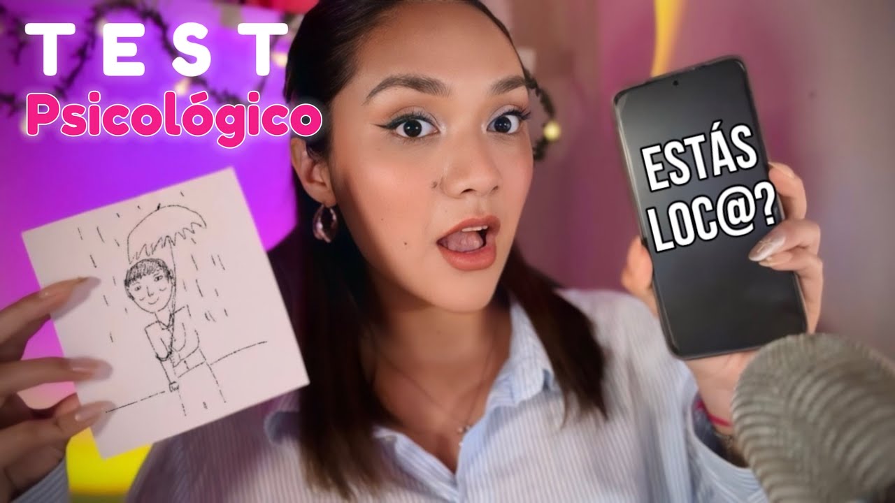 ASMR TEST PSICOLÓGICO haciéndote preguntas personales (ESTÁS LOC@?) MARÍA DL ASMR