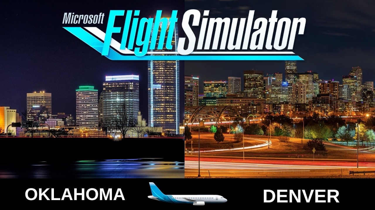 Oklahoma - Denver | B737 ✈️✈️✈️ | SEKMELİ İNİŞ ⚠️