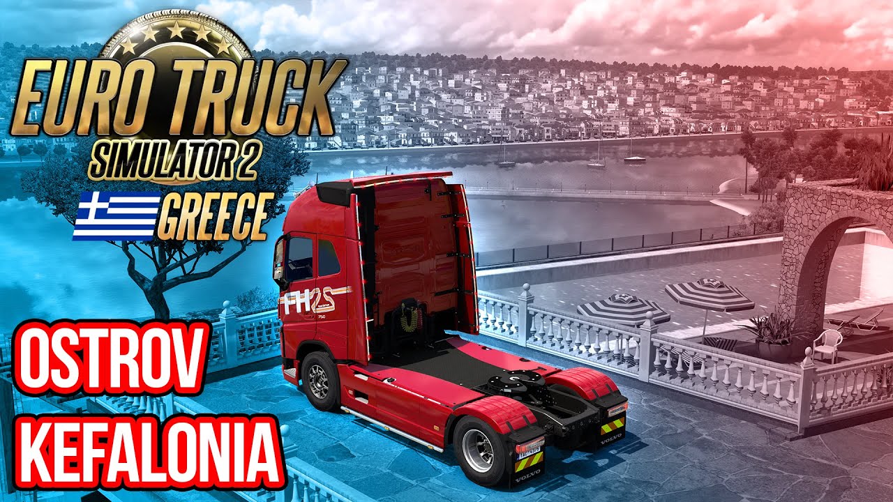 OSTROV KEFALONIA | ŘECKO: GREECE DLC (Předběžný přístup) | Euro Truck Simulator 2 #293