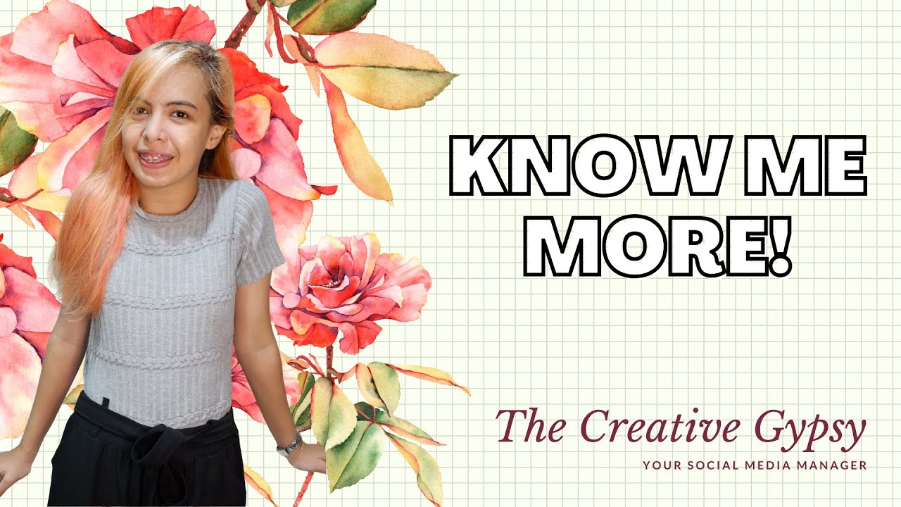Know the Creative Gypsy more! 💖