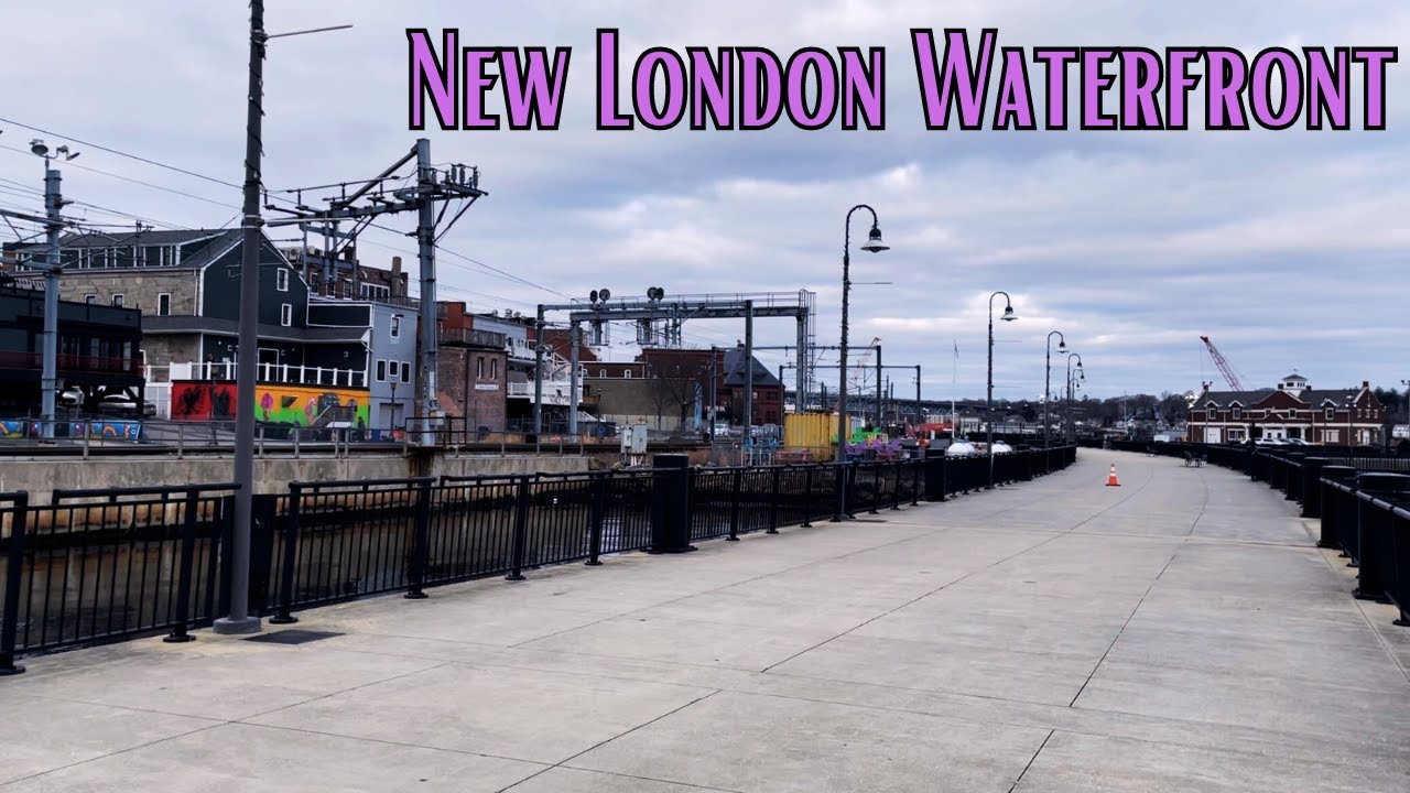 Scenes from New London Waterfront in New London, Connecticut