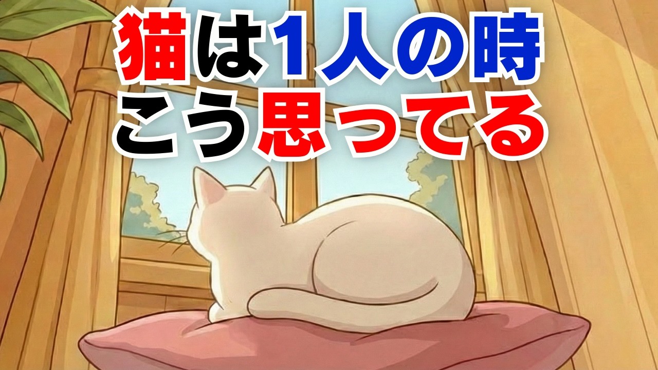 【健気すぎる】愛猫が1人で待っている時の『７つの本音』
