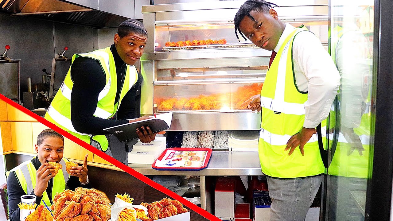 FAKE Health Inspector Prank At Fried Chicken Shop *I Got Free Food*