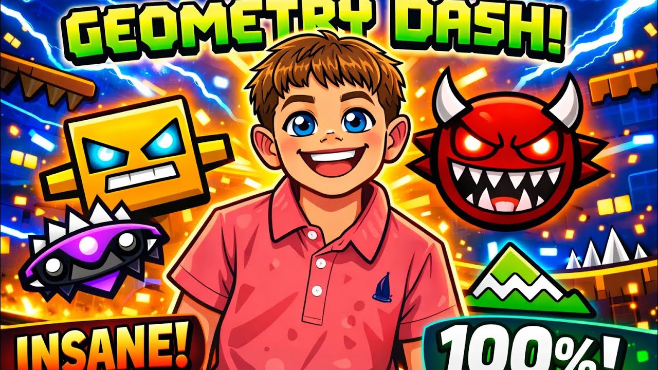 Lets play Geometry Dash 8 (Cycle part 2)