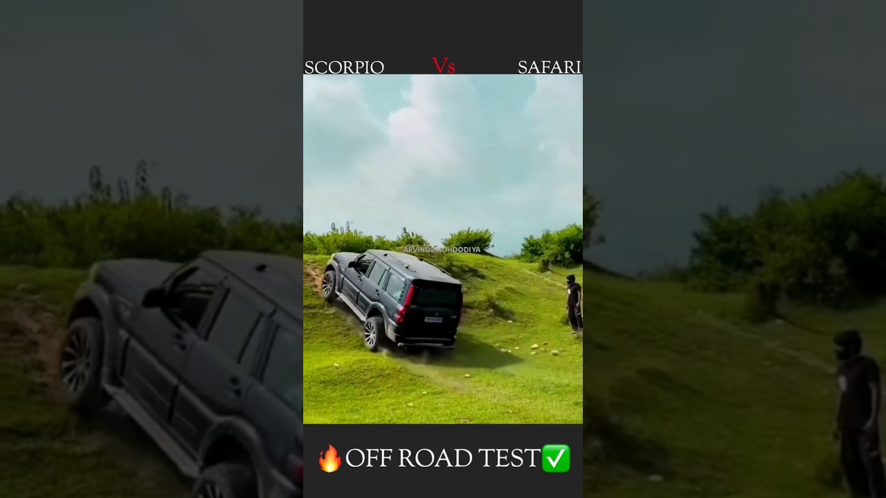 Mahindra Scorpio Classic vs Tata Safari OFF ROAD TEST 🔥✅