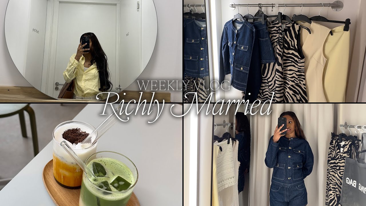 weekly vlog — making friends in your late 20s, H&M summer collection 2025, matcha, grwm + more