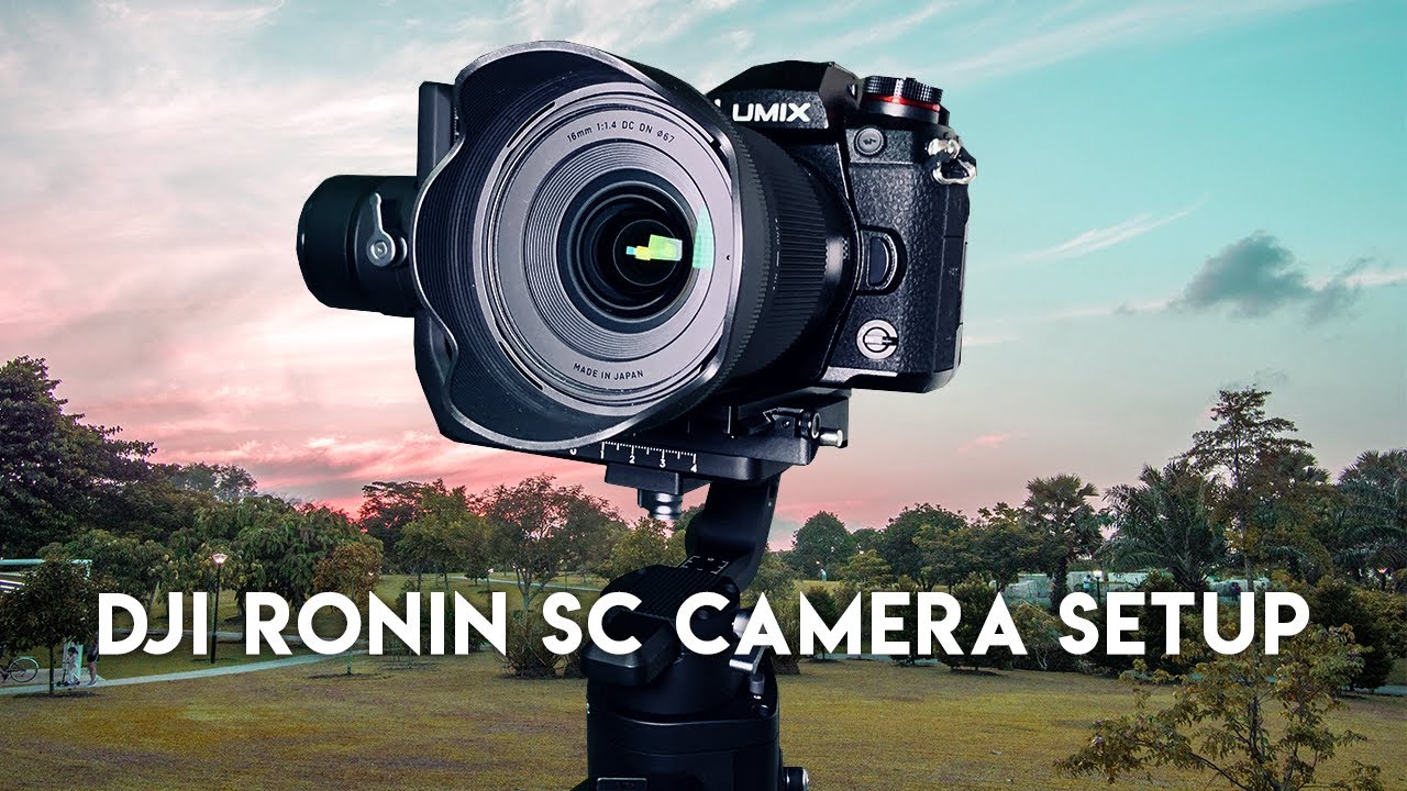 How to setup your camera on the DJI Ronin SC
