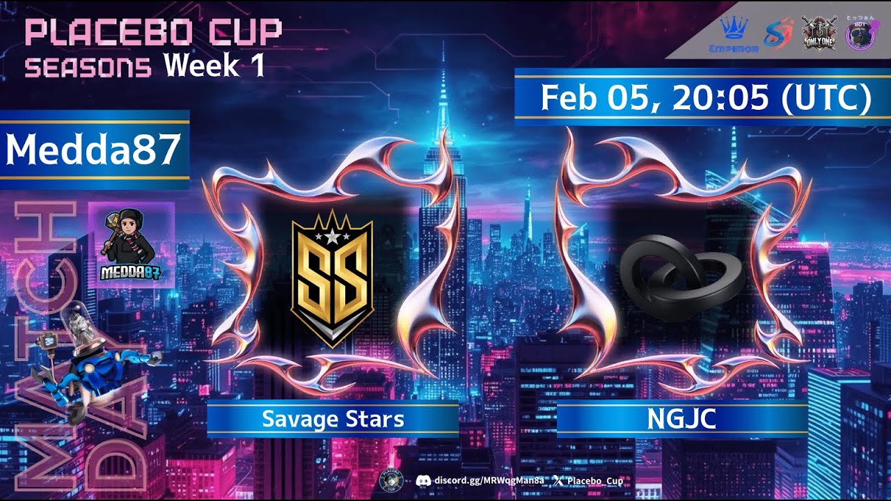 🎙️Savage Stars vs NGJC & 2Late4Split vs Fuoco e Fiamme - Placebo cup e Defy or Die