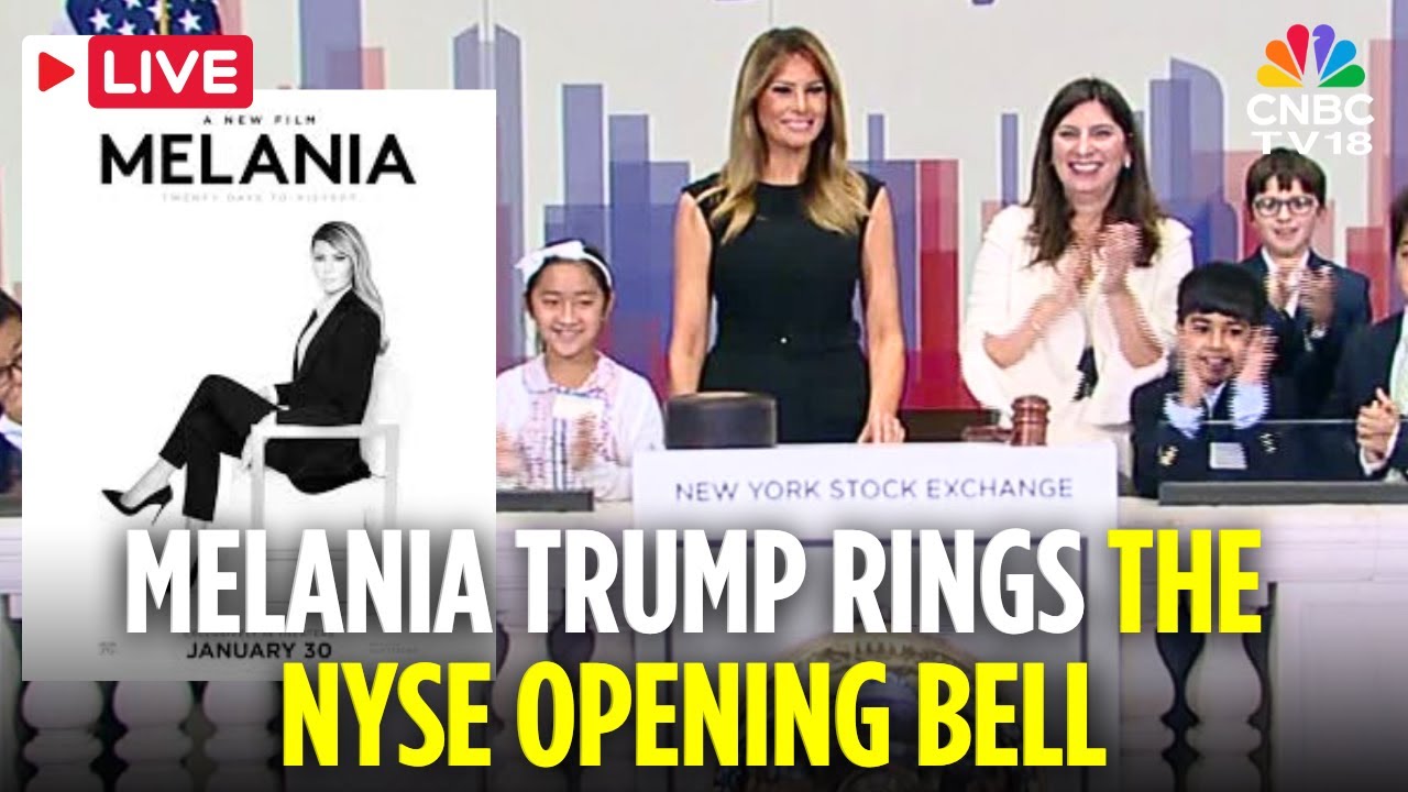 NYSE LIVE: Melania Trump Rings the New Year Stock Exchange Opening Bell | Melania Documentary | N18G