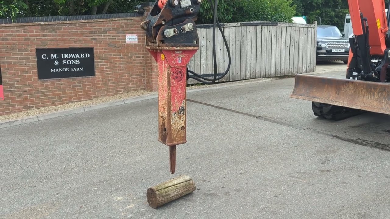 ATLAS COPCO RX4 BREAKER WORKING VIDEO