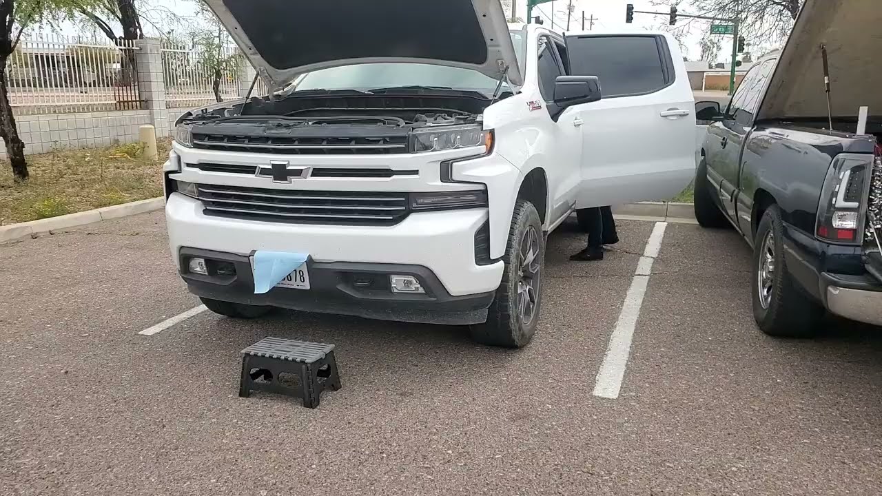 2020 Chevy Silverado 5.3 Как заменить ремень генератора
