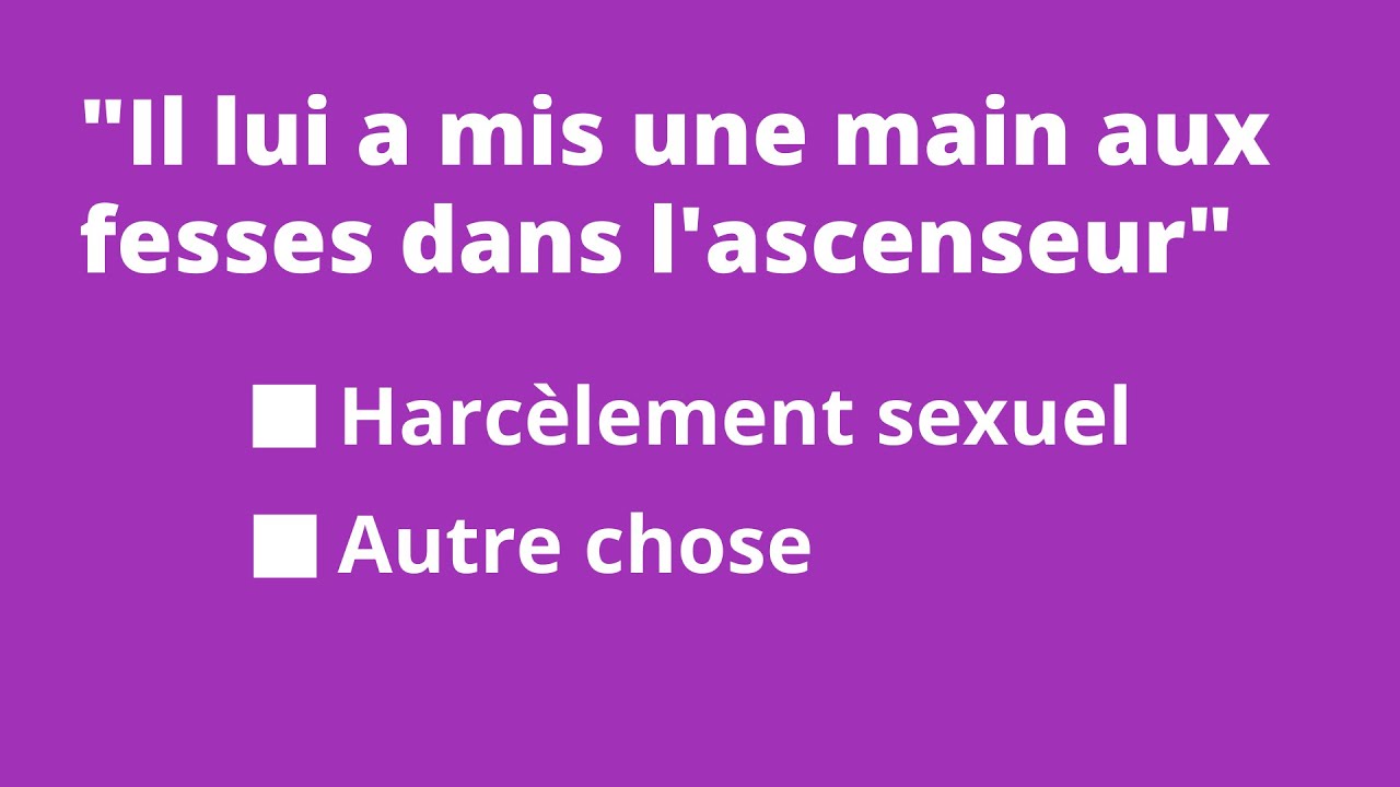 Agissement sexiste, harcèlement sexuel, connaître les définitions