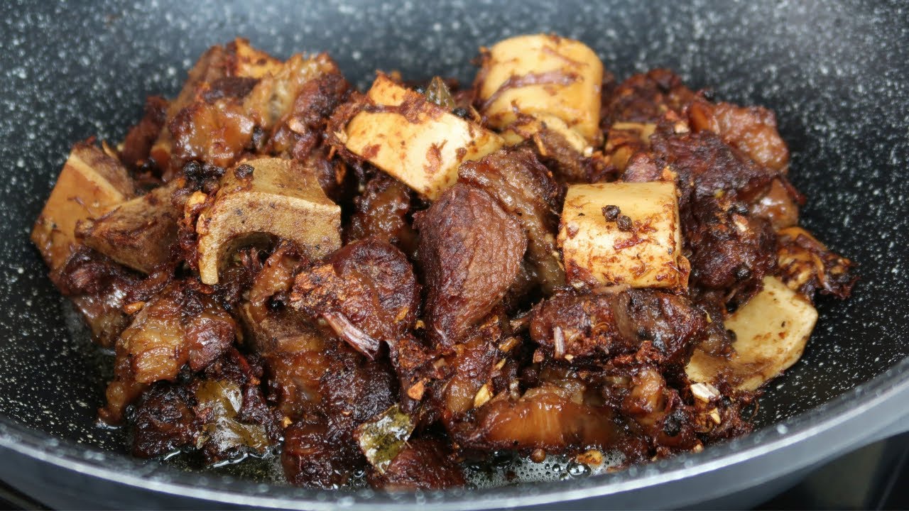 ADOBONG BAKA NA PINATUYO | BEEF ADOBO