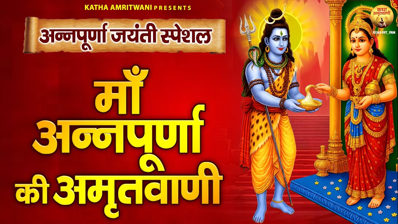 2025 अन्नपूर्णा जयंती - अन्नपूर्णा माता अमृतवाणी - Annapurna Mata Amritwani - Annapurna Devi Bhajan