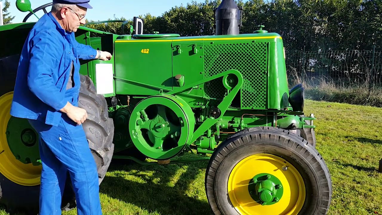 Démarrage tracteur Société Française 402