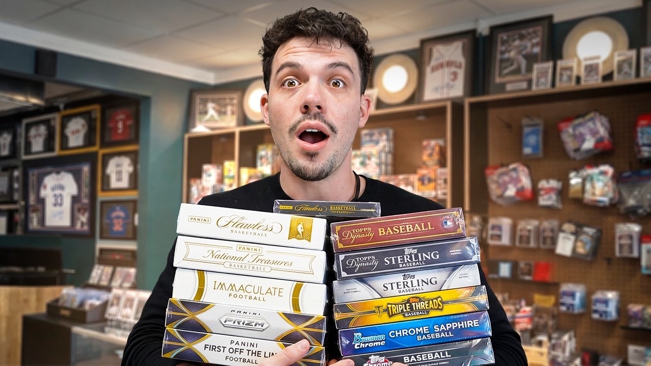 I Spent $10,000 On Sports Cards In My Hometown..