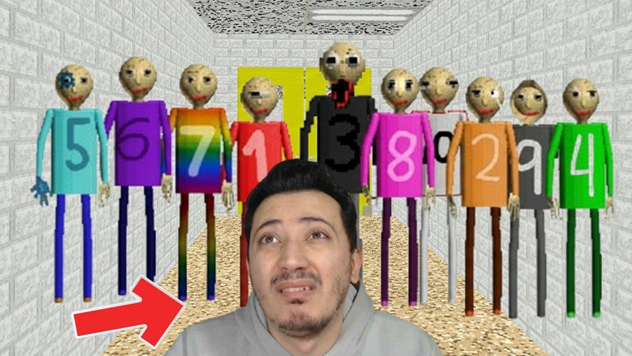 12345678910 BALDİ ÖĞRETMEN OKULDA | Baldi's Basics MOD