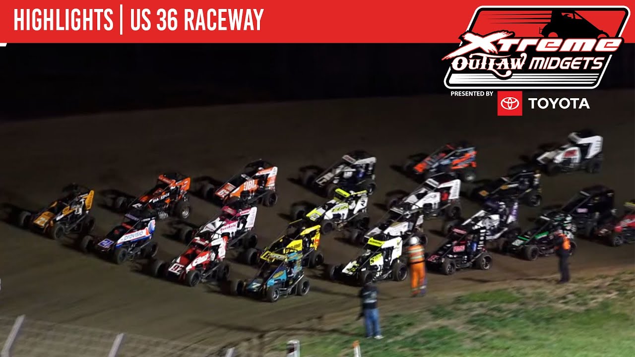 Xtreme Outlaw Midget Series Presented by Toyota | US 36 Raceway | April 5th, 2024 | HIGHLIGHTS