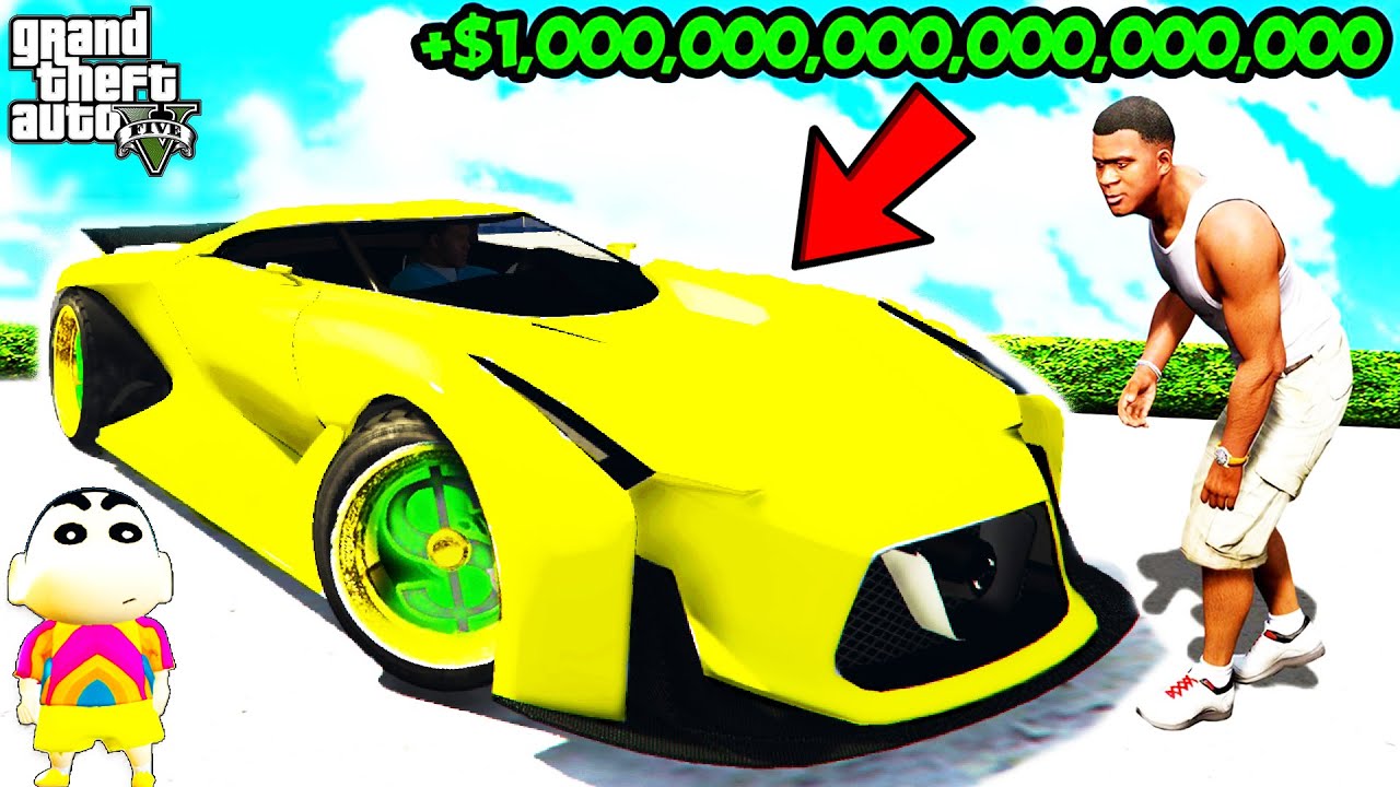 Franklin Upgrading NEW TRILLIONAIRE CAR in GTA 5 | SHINCHAN and CHOP