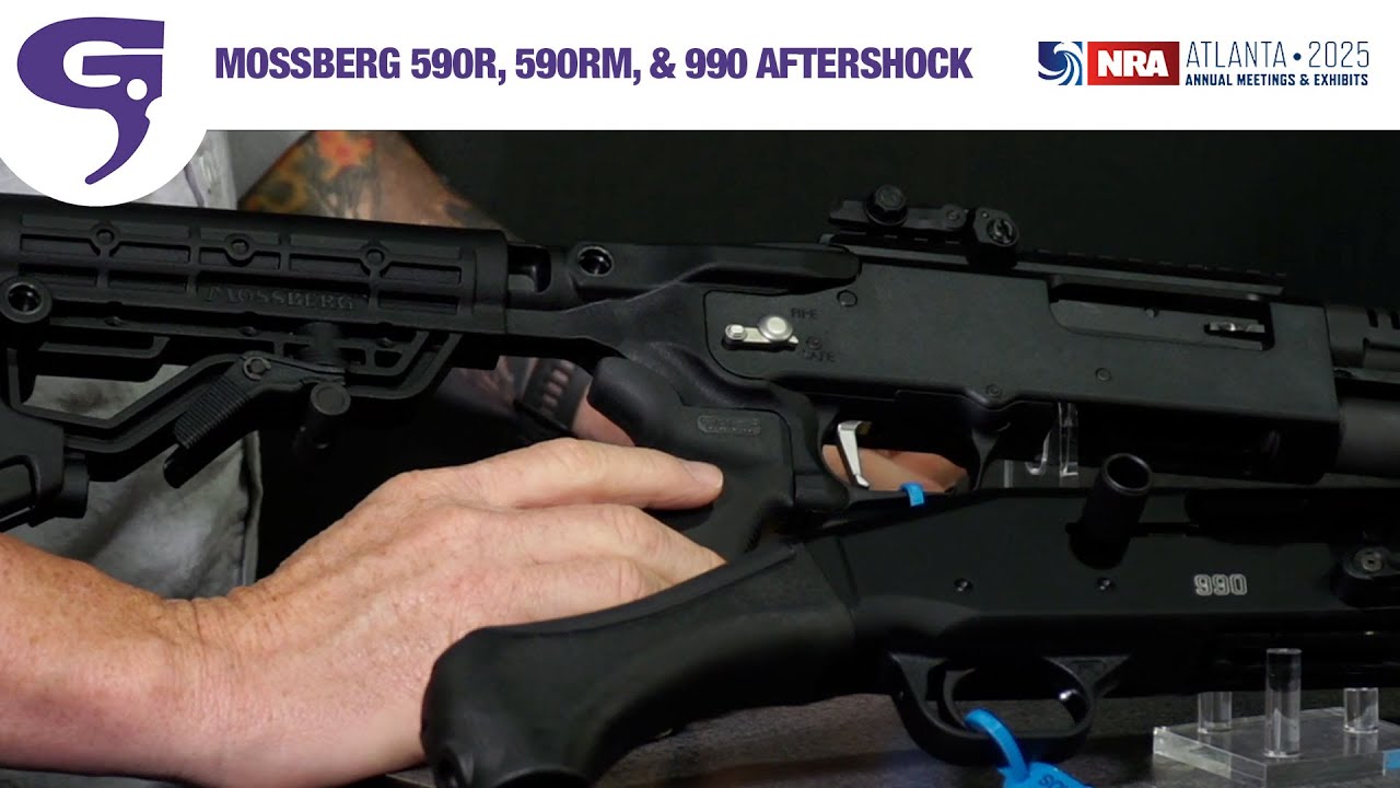 New Mossberg 590R, 590RM, & 990 AfterShock | NRAAM 2025