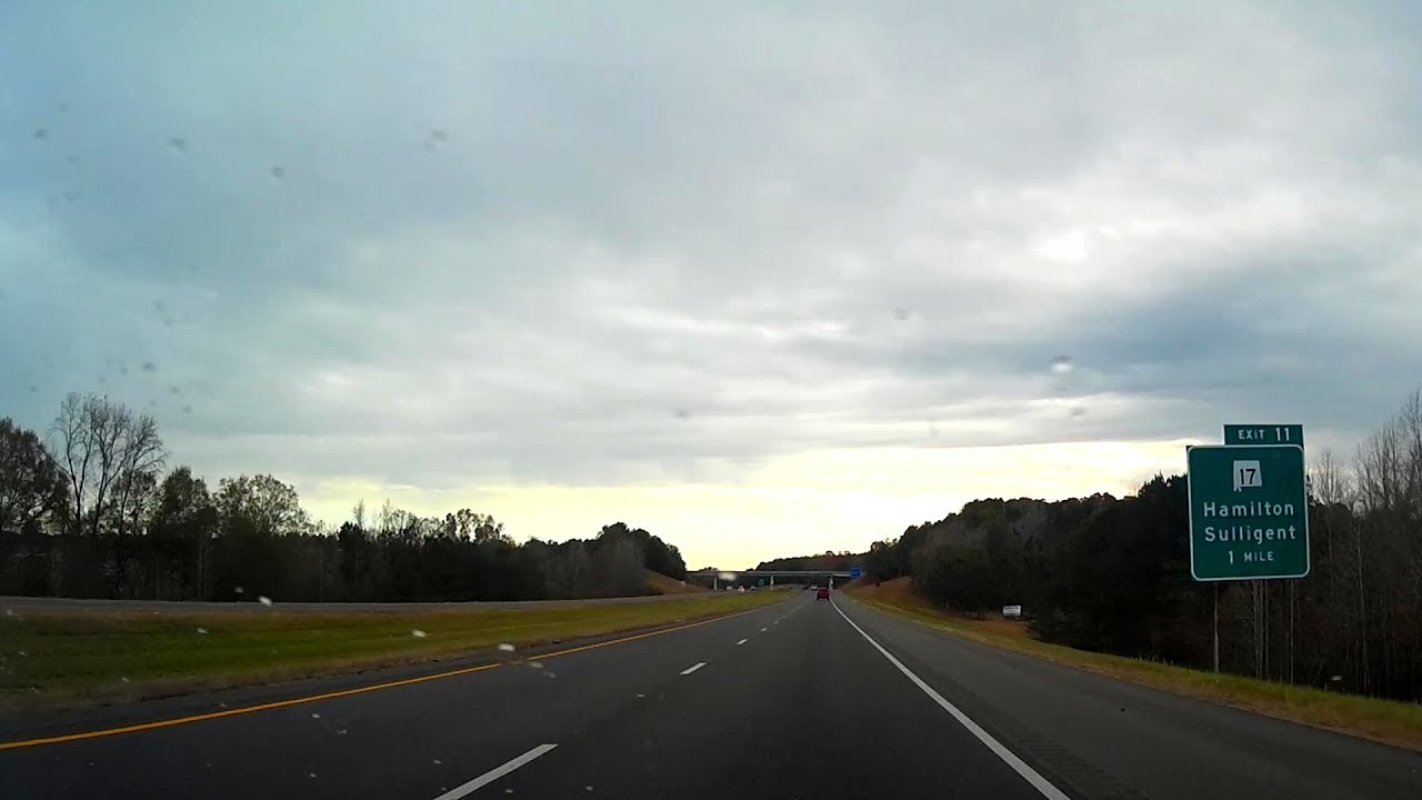Road Trip #248 - I-22 East - Alabama State Line to Exit 26, Brilliant/Guin