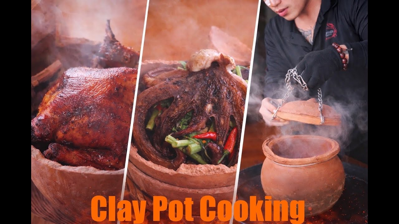 Grilled octopus, clay pot roasted chicken, followed by beer steaming — wow, absolutely amazing