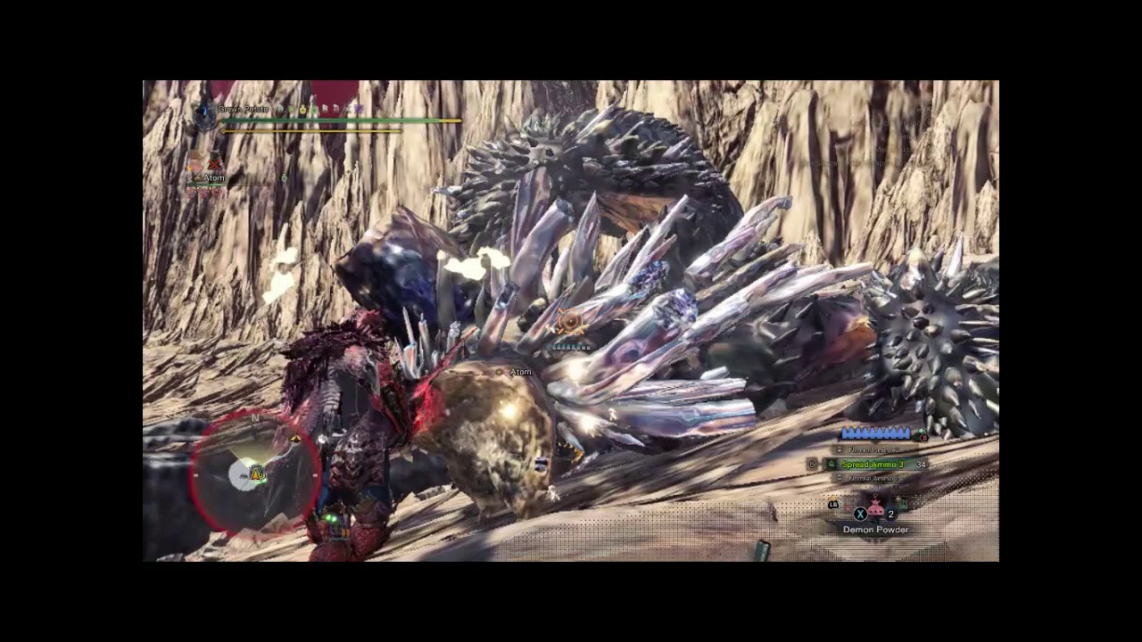MHW:IB - Tempered Ruiner Nergigante | Spread 3 HBG Solo | 4'35