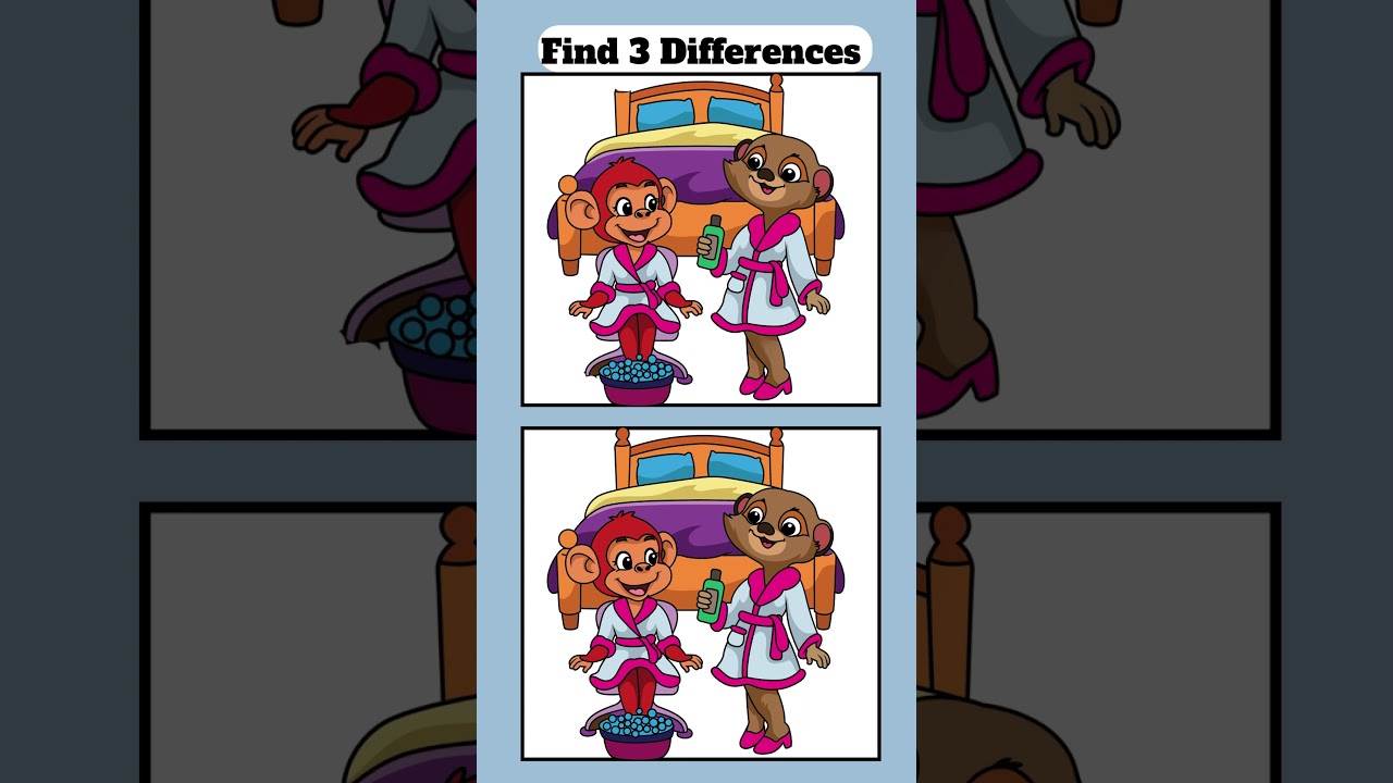 Find 3 Differences Harder Than You Think Test Your Vision Challenge with Answers 1