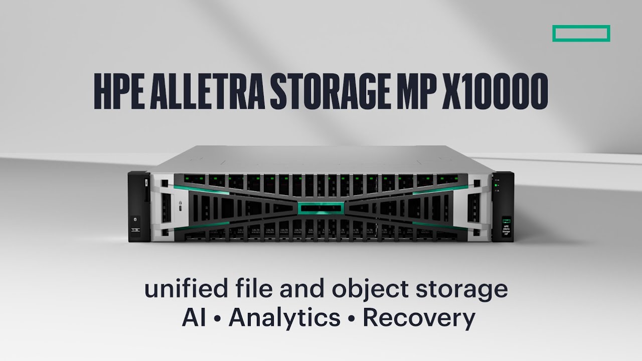 Introducing HPE Alletra Storage MP X10000