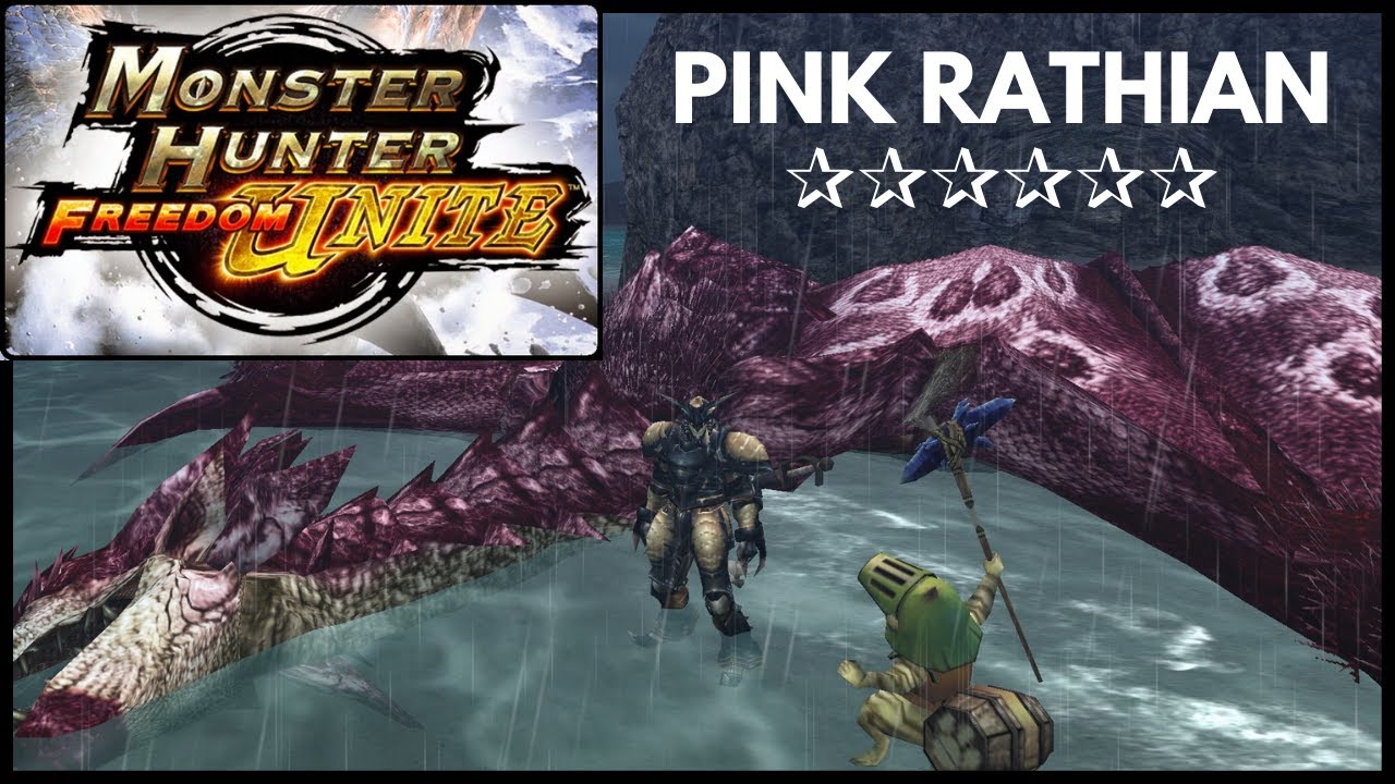 Pink Rathian ✰✰✰✰✰✰ 🏹Monster Hunter🏹 Freedom Unite MHFU