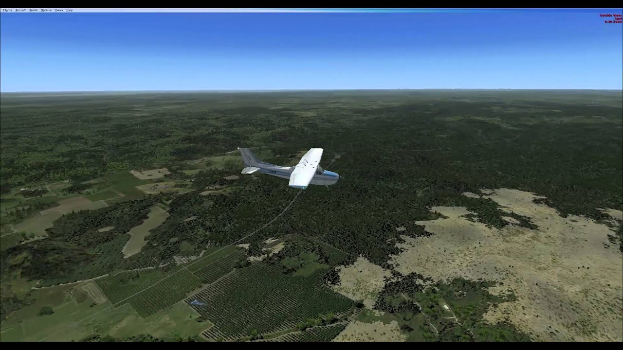 FSX with FTX Global and FTX Vector over Canyon Lake, Texas