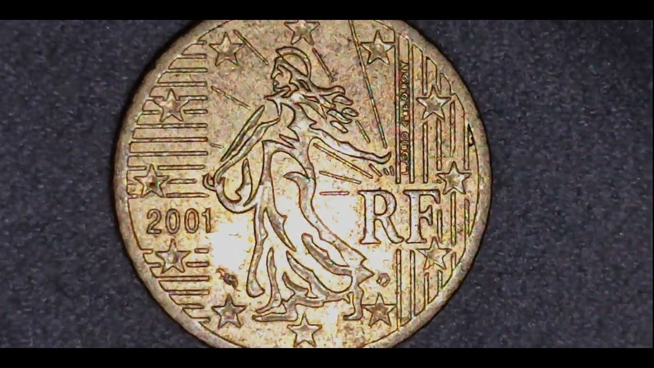50 céntimos de Euro Francés 2001 🇨🇵🇨🇵🇨🇵(Mi Colección)