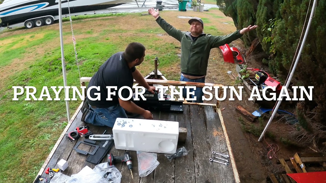 Let's Add Some Bling to the Old Car Trailer, Winch Time