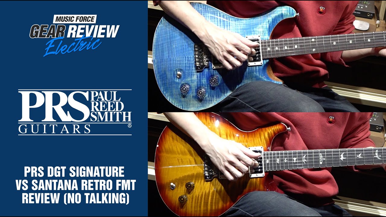 PRS DGT Signature VS Santana Retro FMT Review (No Talking)