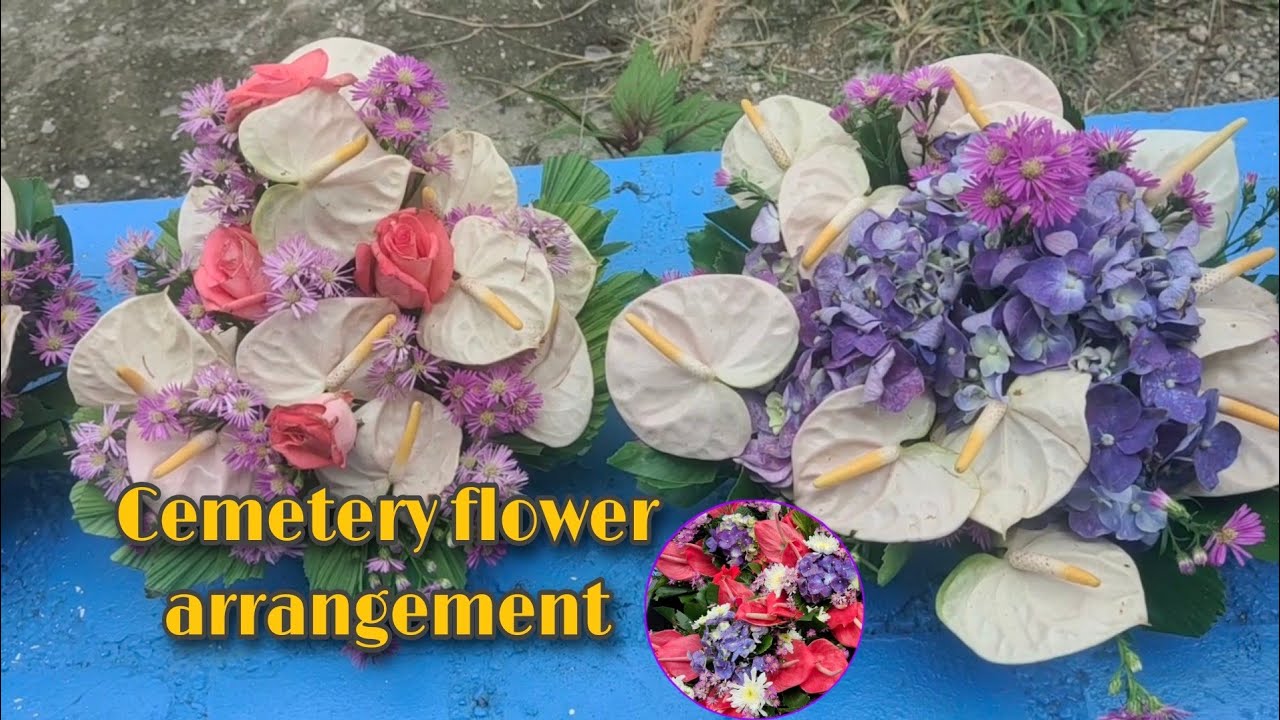 Cemetery Flower Arrangement | Cemetery flowers