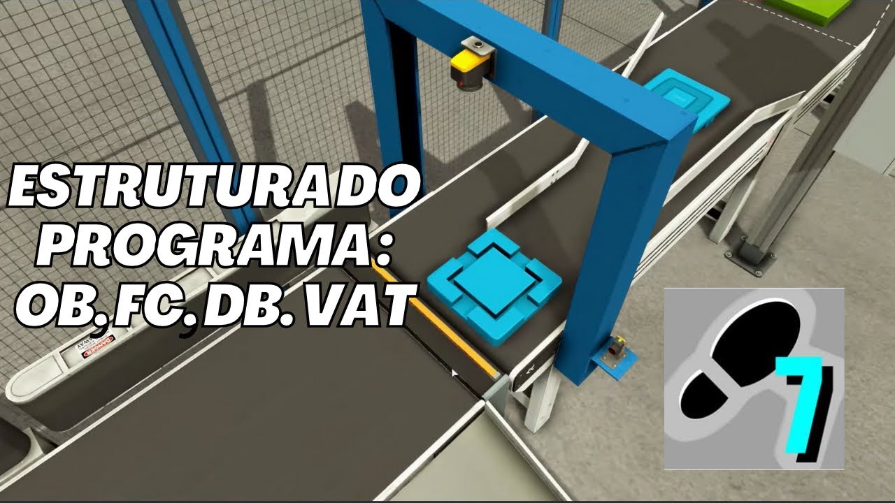 Programação de CLP Siemens em FBD - Estruturação do Programa: OB, FC, DB e VAT no Step 7