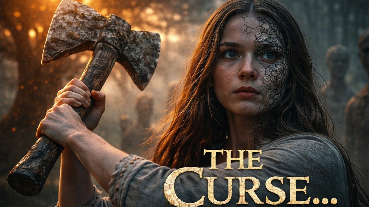 A Girl Faces a Cursed Tree | The Garden of Stones – AI Short Film